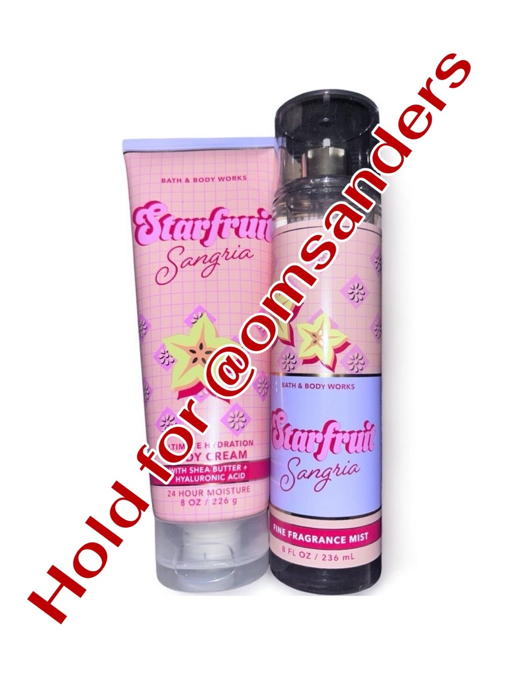 *ON HOLD* for @omsanders Bath & Body Works Starfruit Sangria Body Care Set New